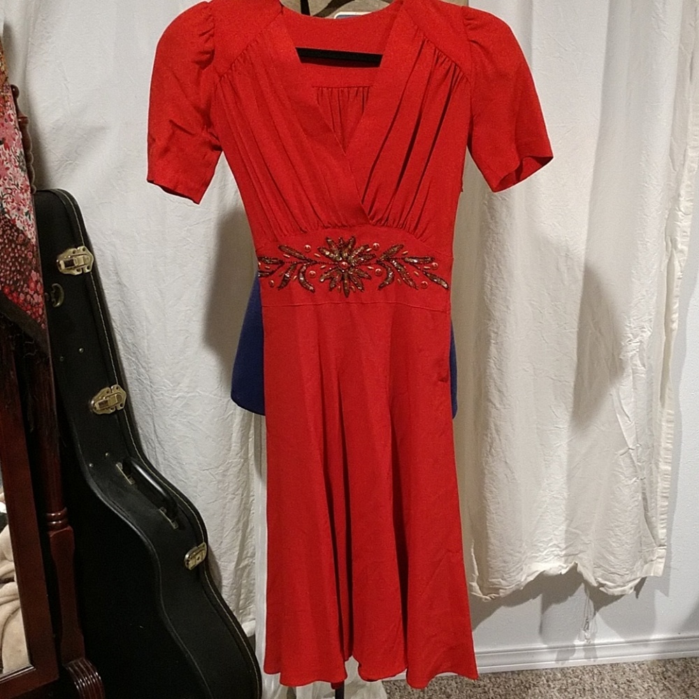 Handmade 40s style dress